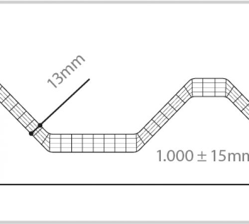 Sistema Modulare Alveolare Grecato 13-20mm