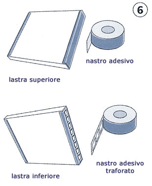 preparazione copertura policarbonato alveolare