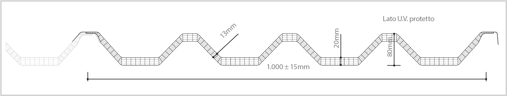 Sistema Modulare Alveolare Grecato 13-20mm